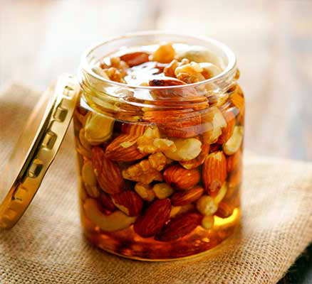 معجون گرده نخل و عسل و 5 مغز